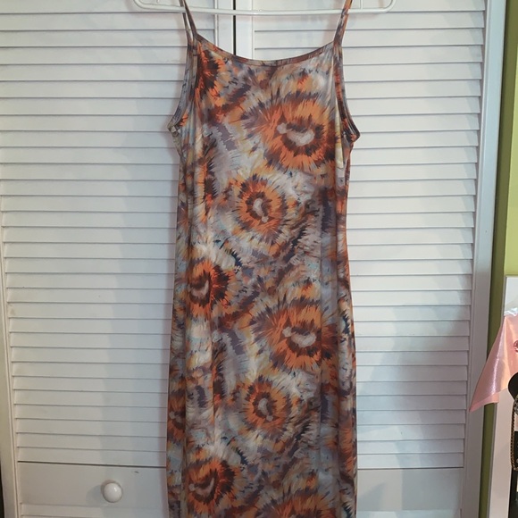 tie dye maxi bodycon dress nwt - Picture 4 of 10